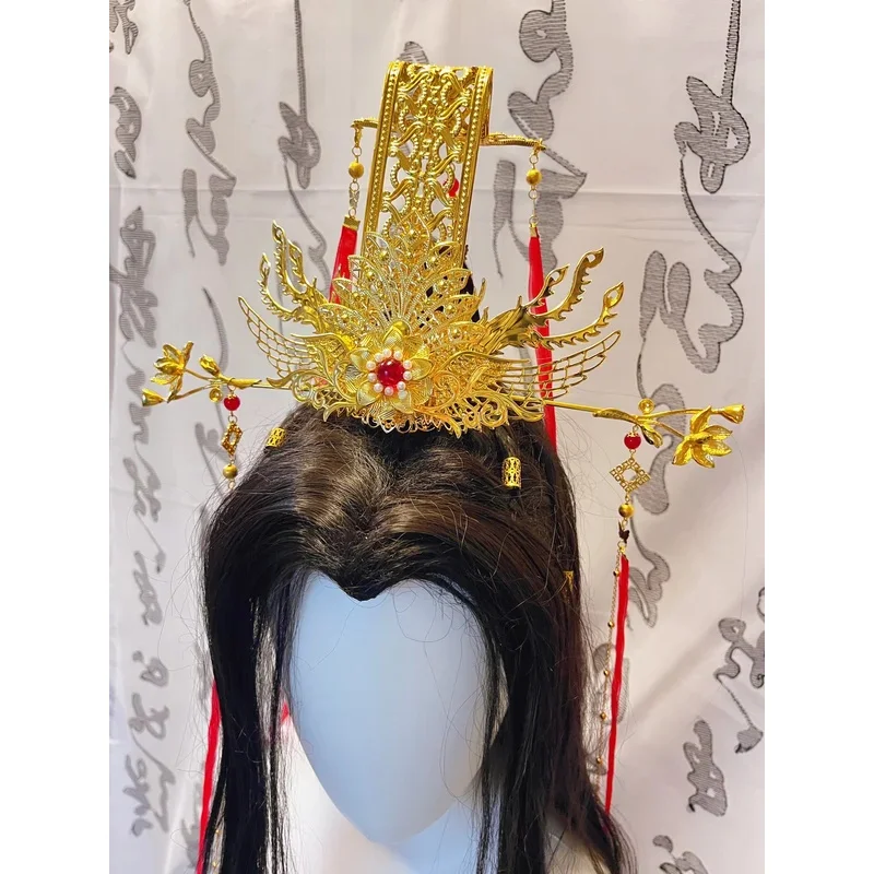 

DY20Небесные чиновники Bless Crown Prince Joy God Yue Shen's Wedding Dress Корона для волос Xie Lian Корона для волос Косплей Хан Фу Хэллоуин