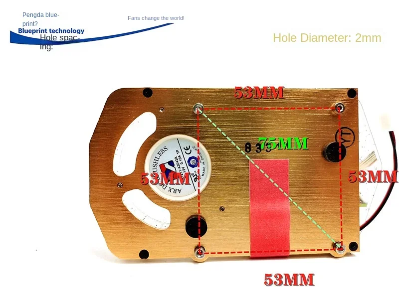 New Nvidia Graphics Card FS1251-A3042 Mute 12v0.1a with Cooling Fin Aluminum Sheet CPU Cooling Fan
