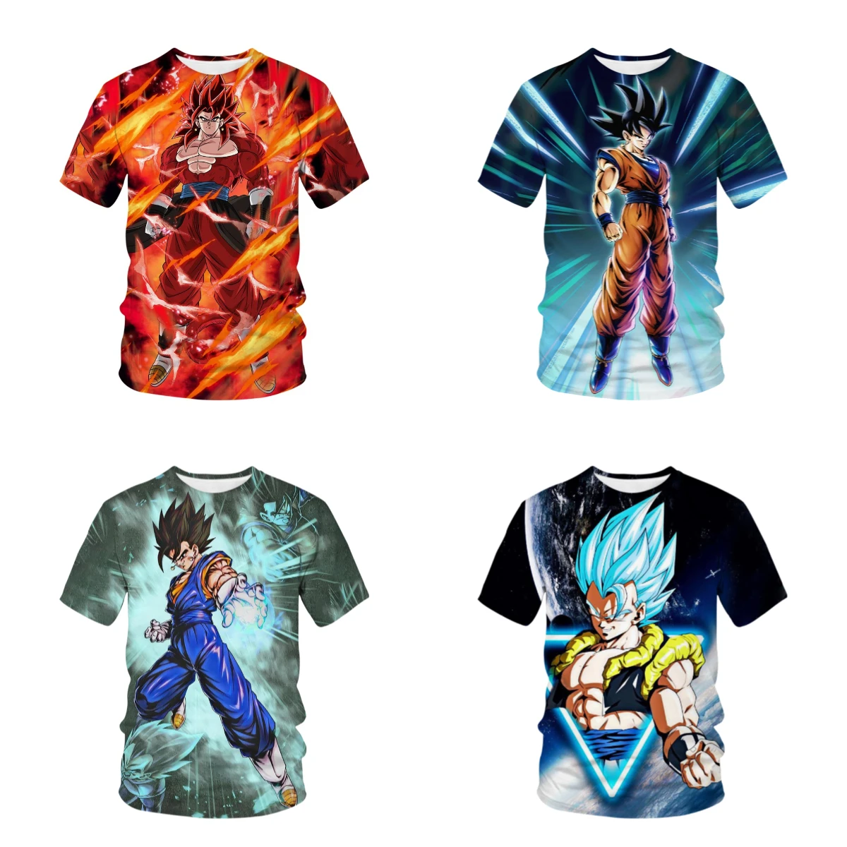 

Лето 25, хит продаж, новая футболка с 3D-печатью Dragon Ball Joint, уличная повседневная дышащая быстросохнущая футболка с короткими рукавами