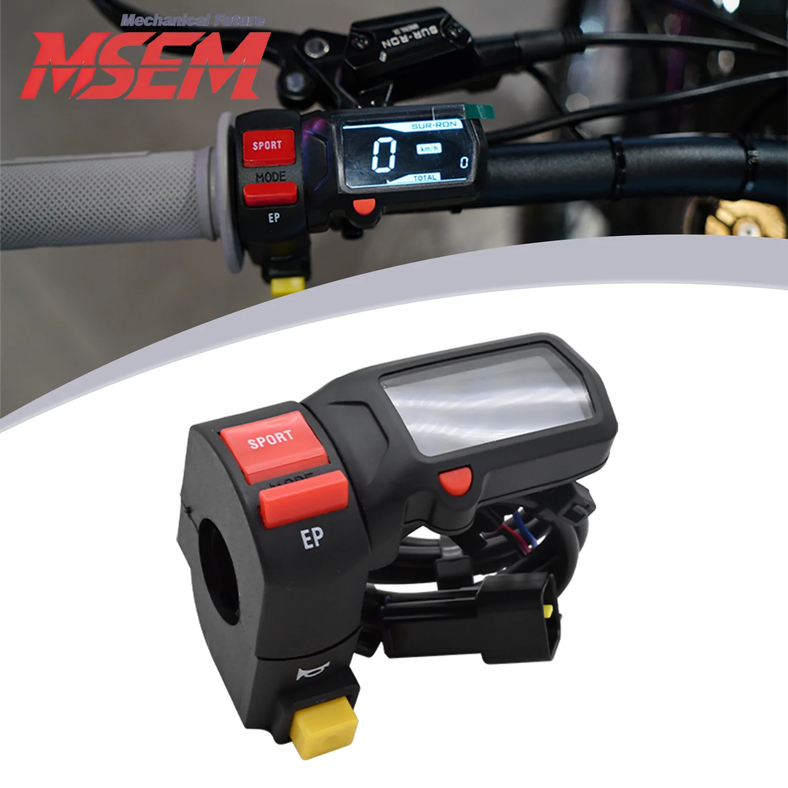 AliExpress NONE Motorcycle Horn Switch Buttons Electric SPORT/EP Power Mode Selector Switch For Sur-Ron light bee S light bee X electric bike