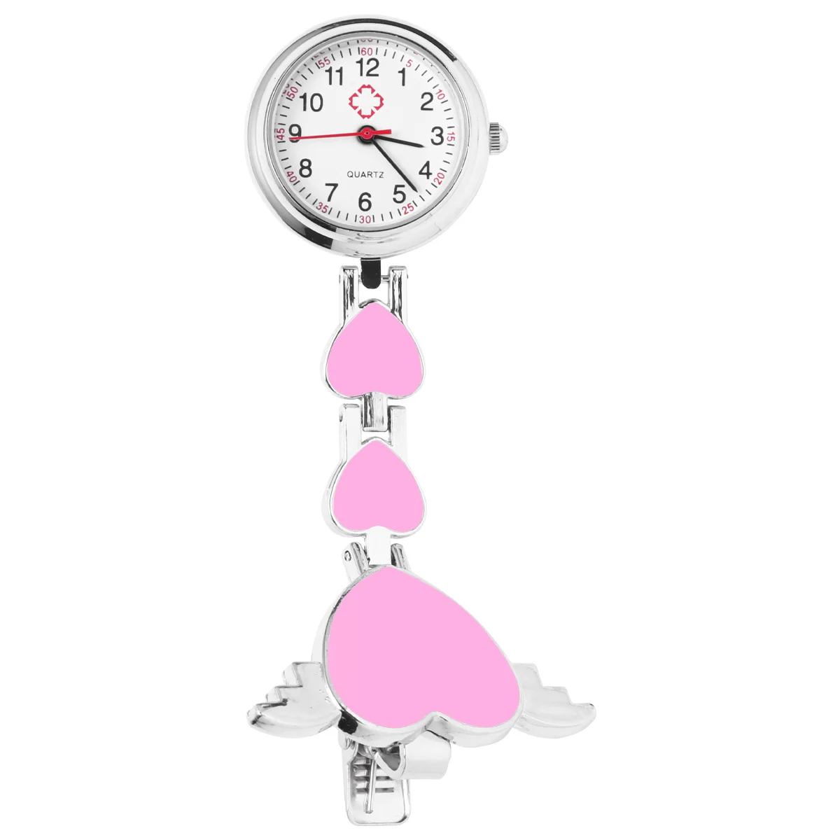 Creative Nurse Hanging Watch Doctor Hanging Watch Fashion Hanging Watch Doctor Pocket Watch for Decor Use (Pink)