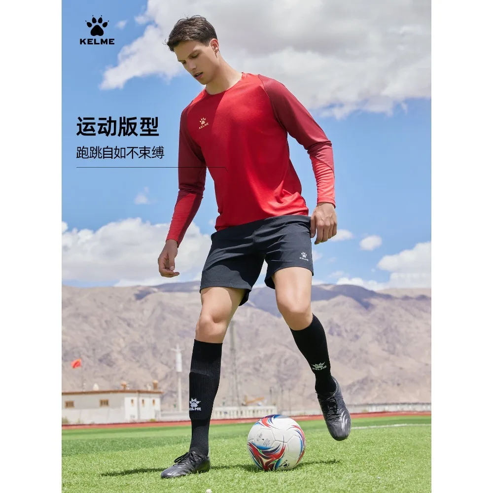 KELME Long-Sleeve Stretchy, Sweat-wicking Fit for Both Court and Gym – Long-sleeve Training WearQuick-drying and Sweat-wicking,
