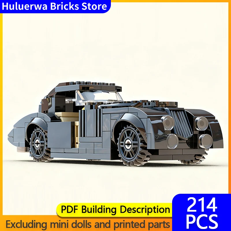 

Модель скоростного гоночного автомобиля MOC, строительные кирпичи 8C 2900B, классический купе, модульная технология, детские праздничные подарки, сборные игрушки, костюм