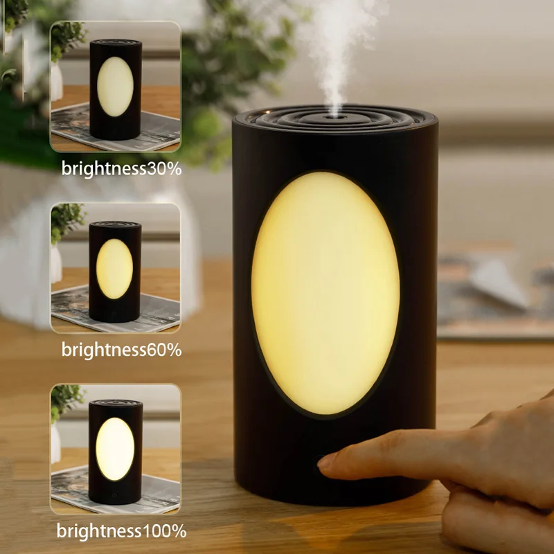 Humidificador de aire con batería recargable por USB, pulverizador de niebla portátil, atomizador de Aroma, difusor de niebla de gran capacidad de tamaño Mini para el hogar, 600ml