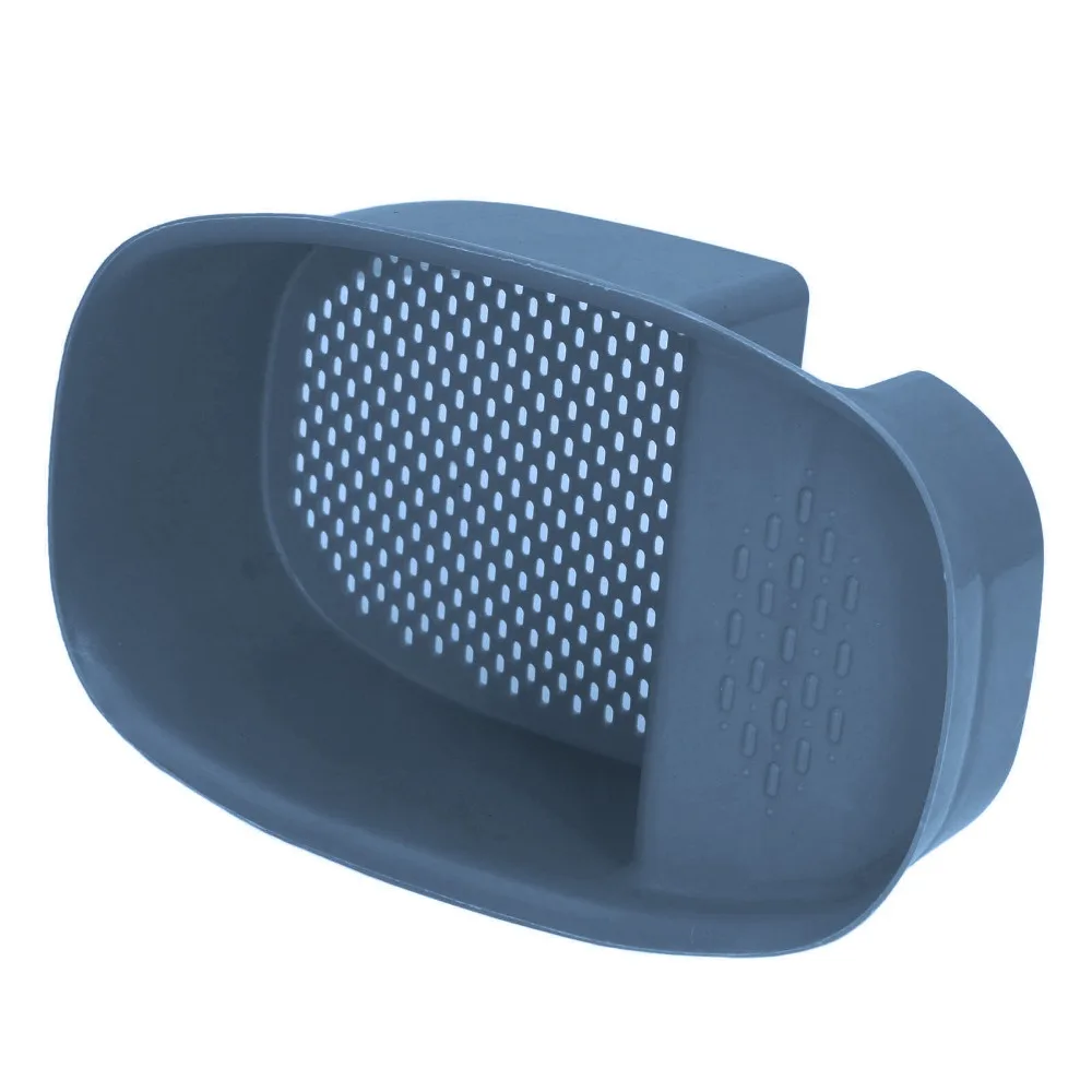 Plastic Sink Drain Basket Hanging Hook Drain Holes Trays Kitchen Strainer Basket Wet and Dry Separation Multifunctional Design
