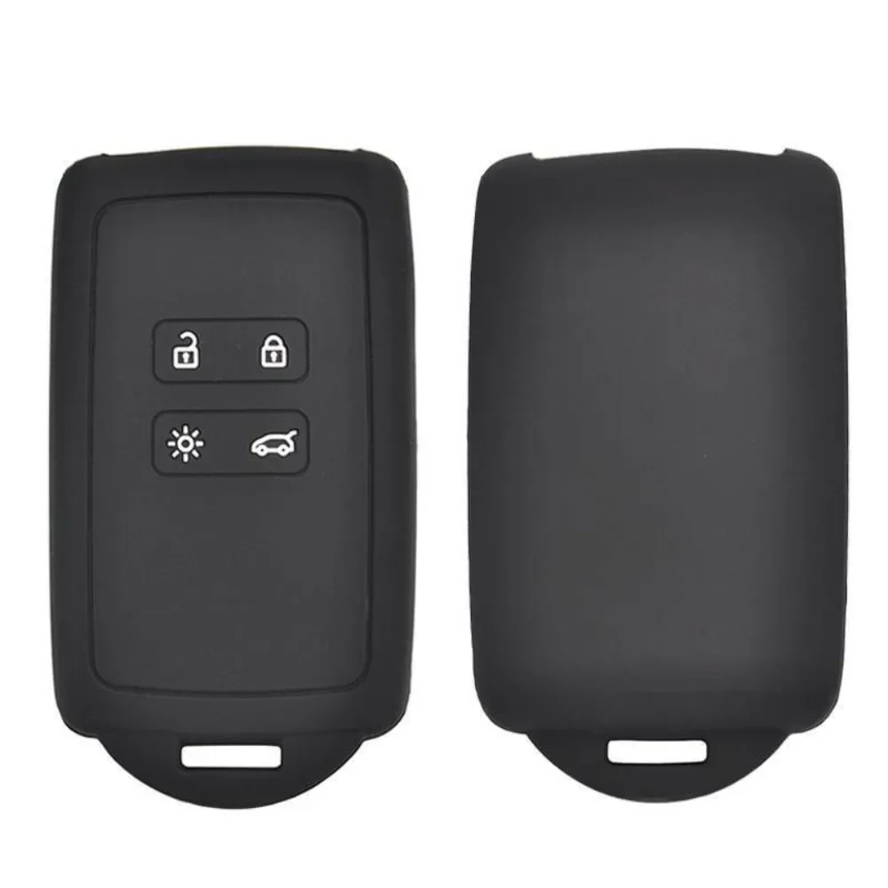 Silicone Car Key Cover For Renault Captur for Koleos Kadjar Arkana Megane Dacia Duster Sandero Stepway Smart Remote Control Fob
