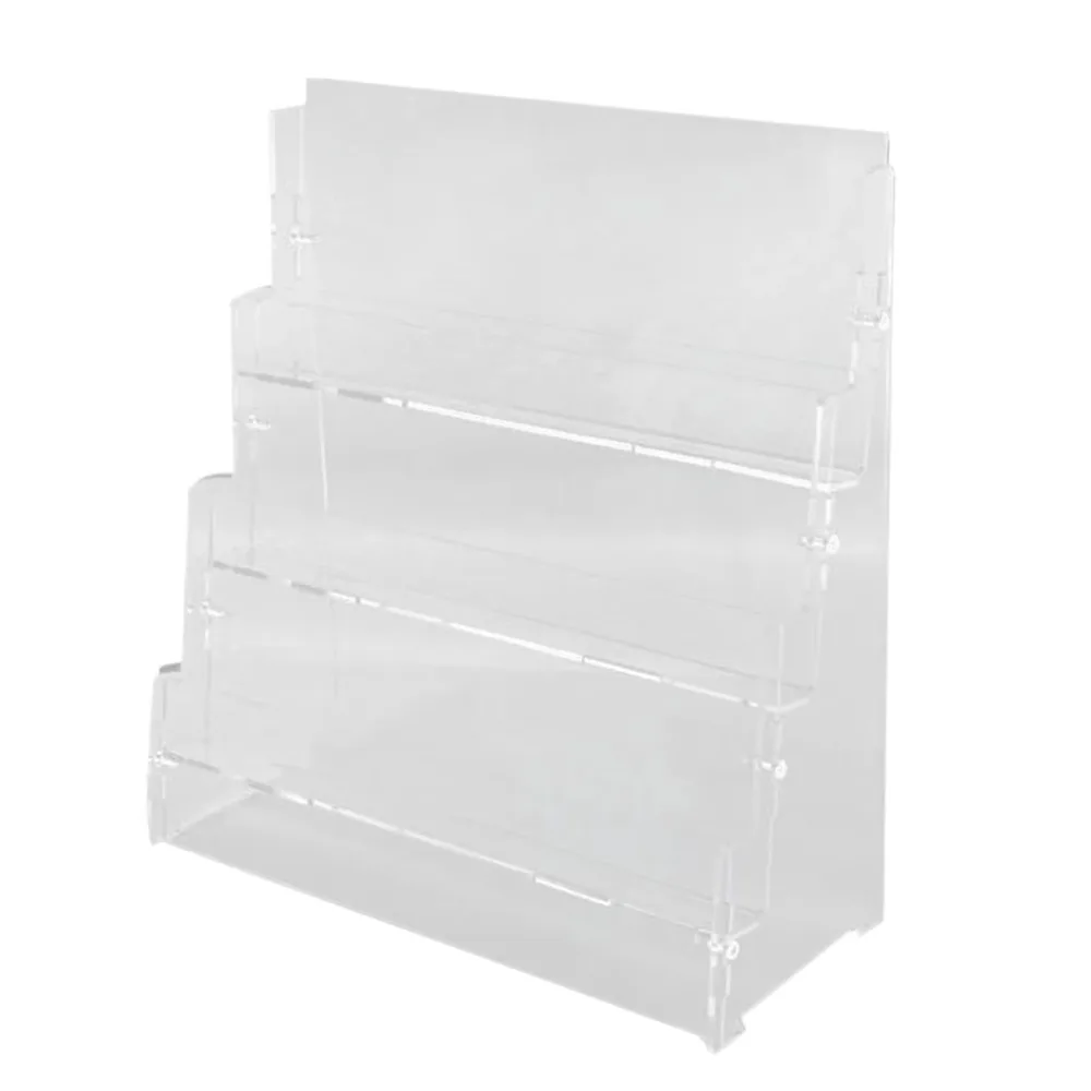 3 Layers Baseball Card Storage Rack Removable Clear Display Sports Card Organizing Box Acrylic Compact Card Display Shelf