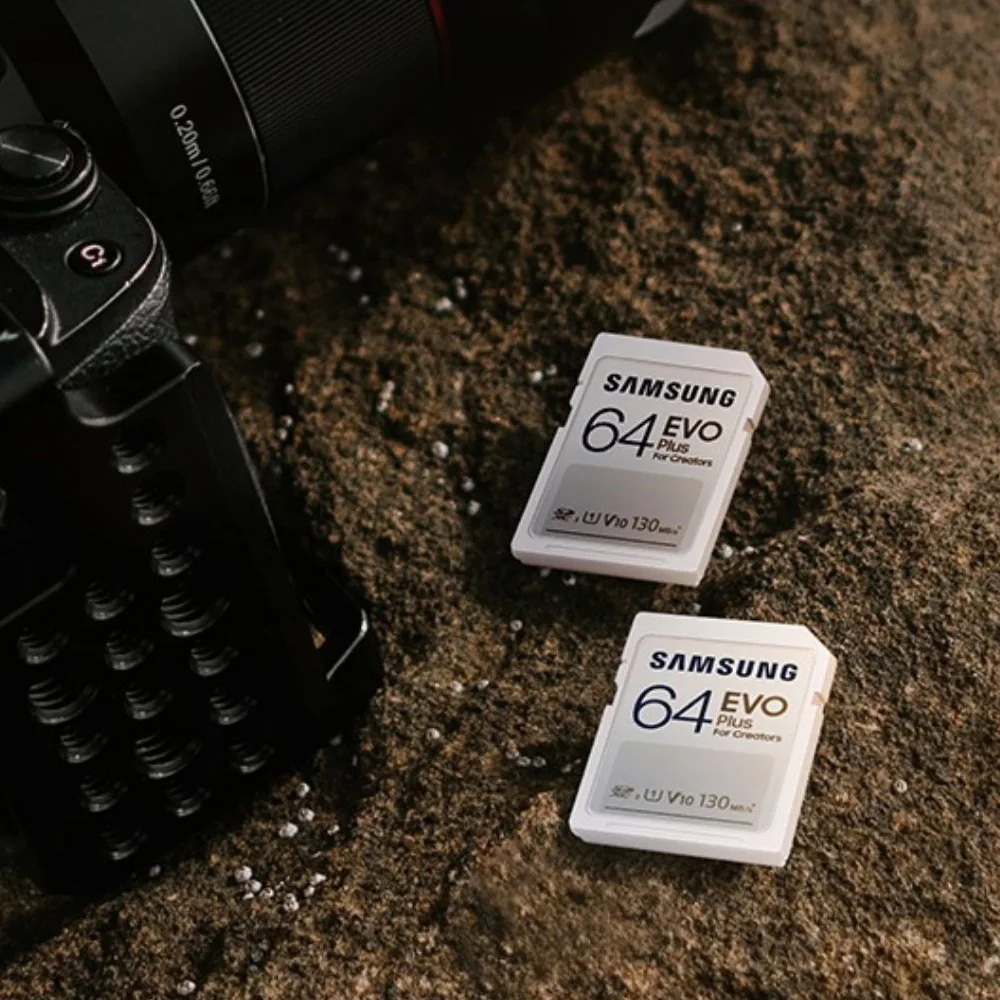 Samsung SD Memory Card DSLR Digital CCD Camera Dedicated Memory Card High Speed U1 V10 Up to 130MB/s Video Camera Flash Card
