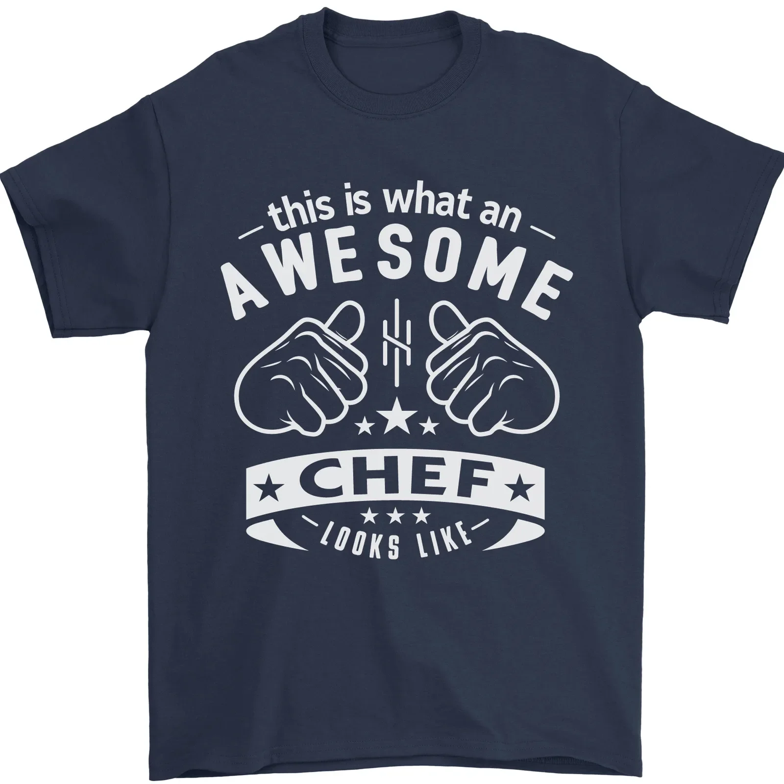 This Is What An Awesome Chef Looks Like Funny Cooking Mens T-Shirt