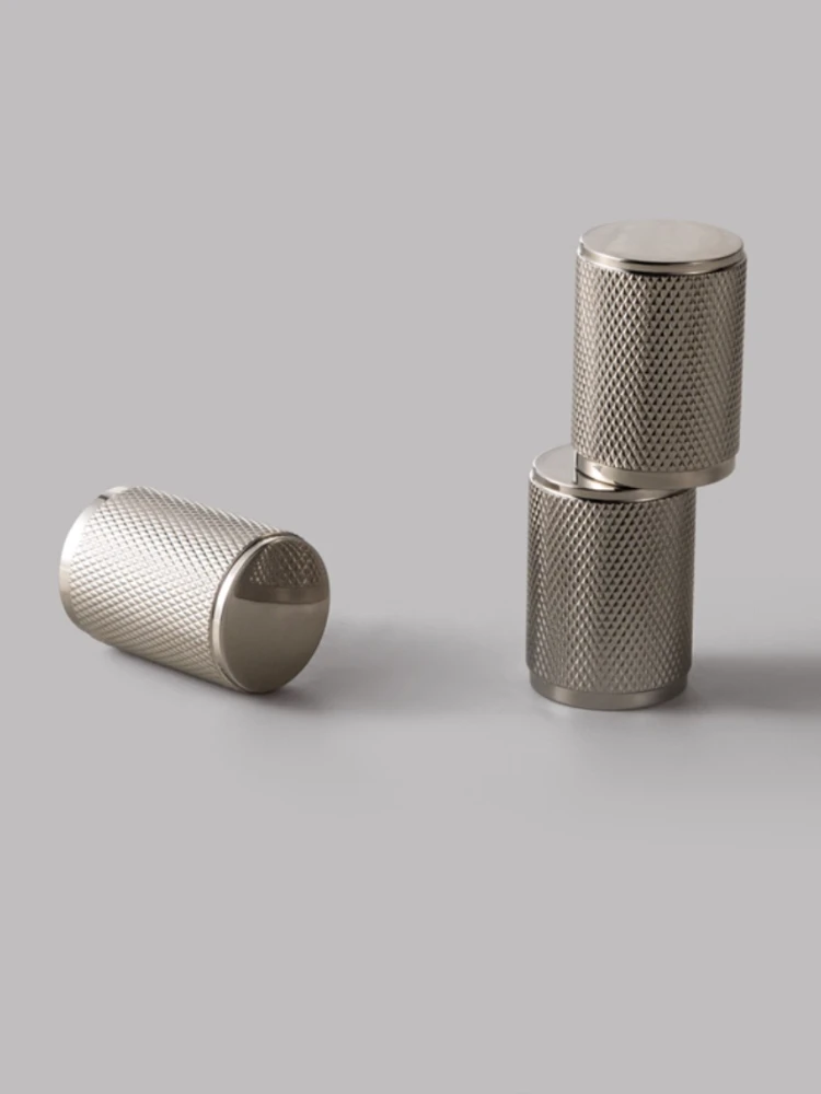 

Brass silver rolled flower single hole handle drawer cabinet, wardrobe door handle cabinet, antique style