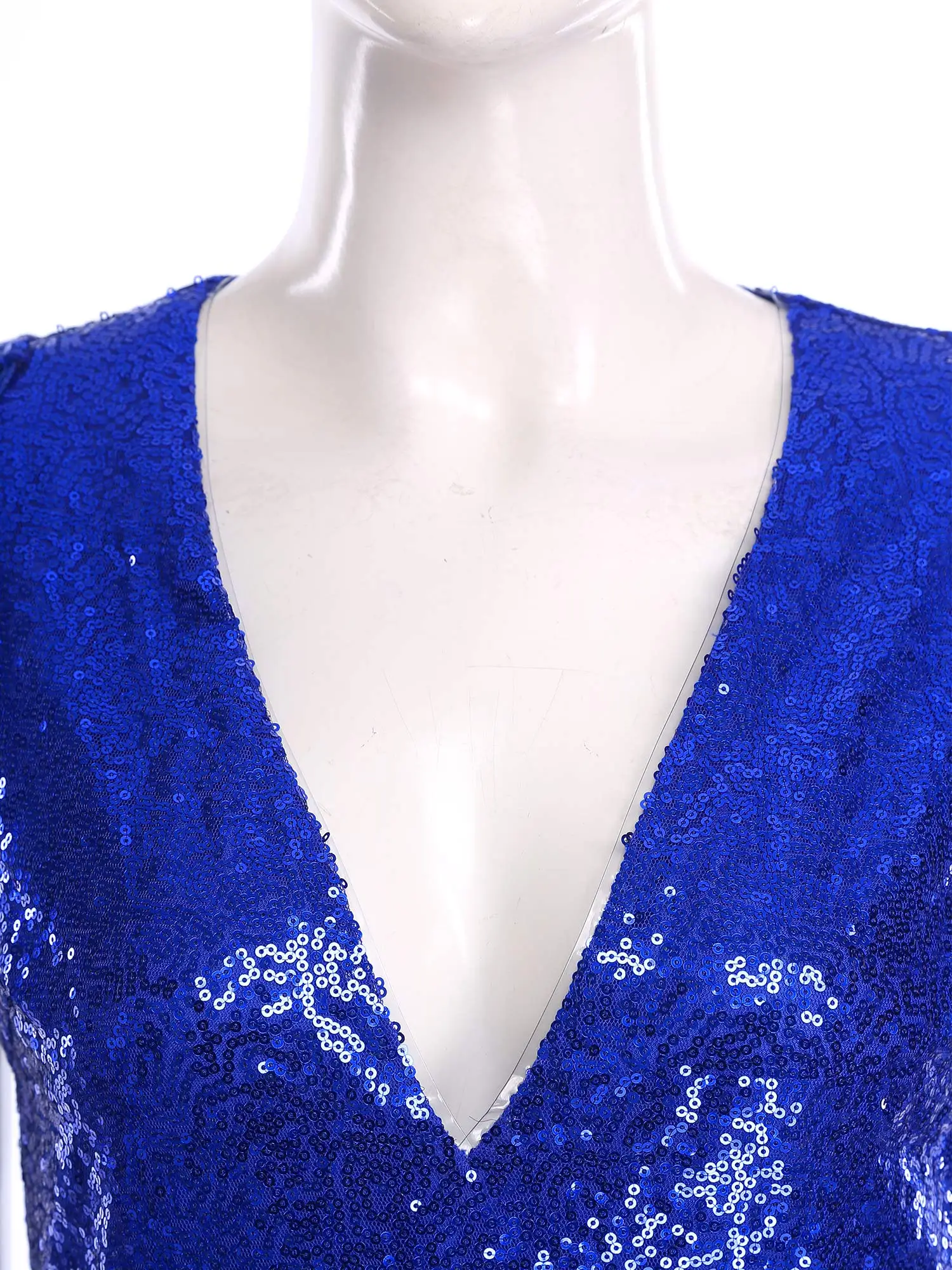 여성 핫 V넥 스팽글 태슬 파티 점프수트 패션 롬퍼 반짝이는 벨트 포함 음악 축제 레이브 디스코 클럽 의상