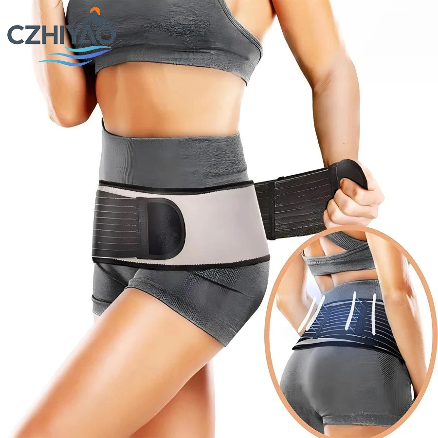 

CZHIYAO Ladies and Men's Hip Support Belt With Adjustable Back Stabilization Relieves Sciatic Pain Pelvic And Lumbar Discomfort