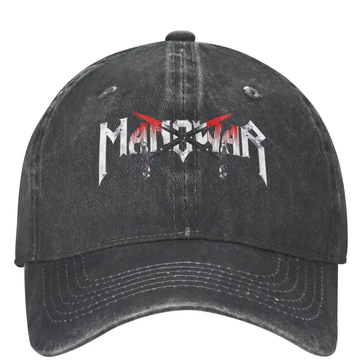 MANOWAR Logo Print Casual Baseball Cap Classic Band Running Hippie Trucker Hat Spring Adjustable Unisex Men Vintage Baseball Cap