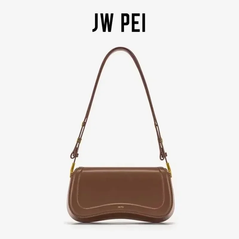 2024 New JW PEI Women\'s Fashion Adjustable Crossbody Bag Elegant Retro Underarm Saddle Bag