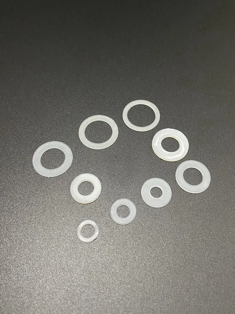 Inner Diameter 5/6/8/10/12/13mm Natural Color Plastic Gasket Insulating Washer Ring Shaped Screw Pad Grommet Nylon 66 Material