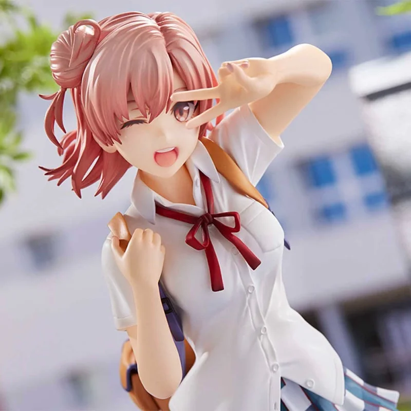 Figura Coleccionable de Yui Yuigahama, Estatua de Anime Oregairu de Estudiante de Secundaria, Adorno de Escritorio para Fans del Anime, Regalo