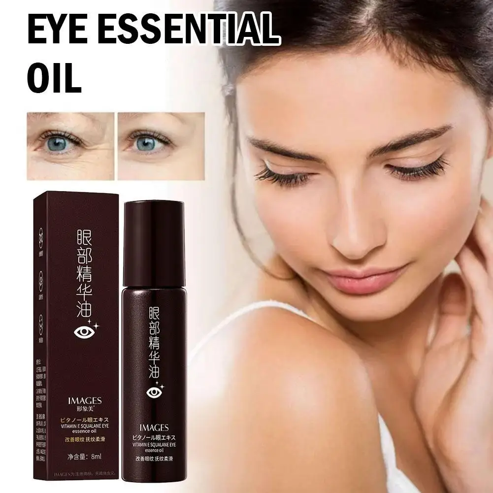 

Vitamin E Squalane Rolling Ball Eye Serum Fade Fine Lines Moisturizing Lifting Firming Skin Eye Essence Oil Skin Care