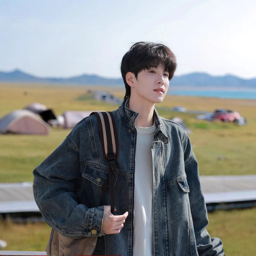 Spring And Autumn Washed Vintage Men's Casual Jacket