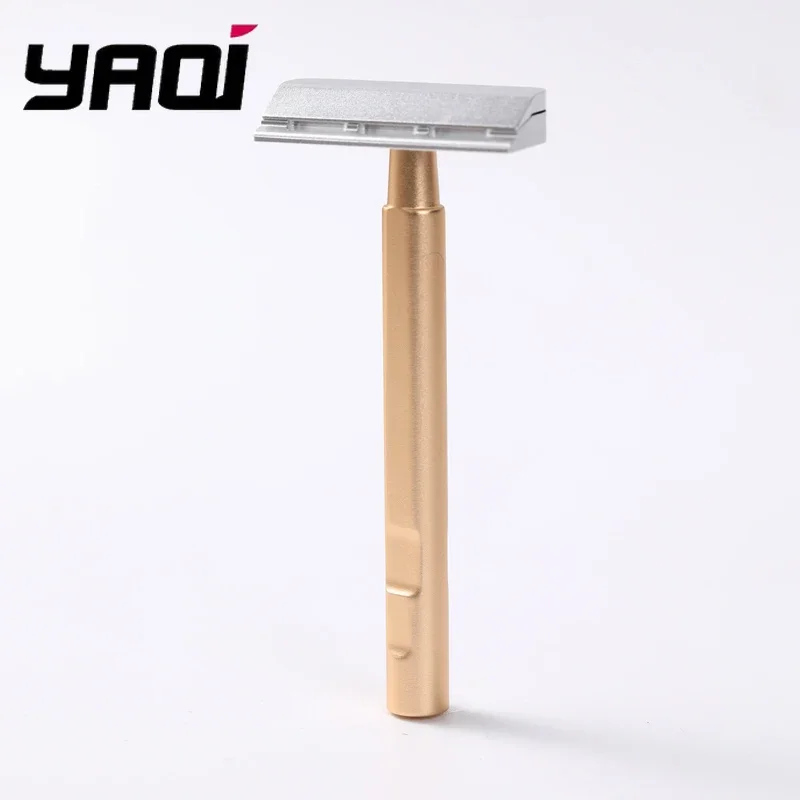 YAQI Tachi(Aluminum Version)  Light Weight Single Edge Safety Razor- length 91 mm,1.00mm gap Professional Man travel shaving kit