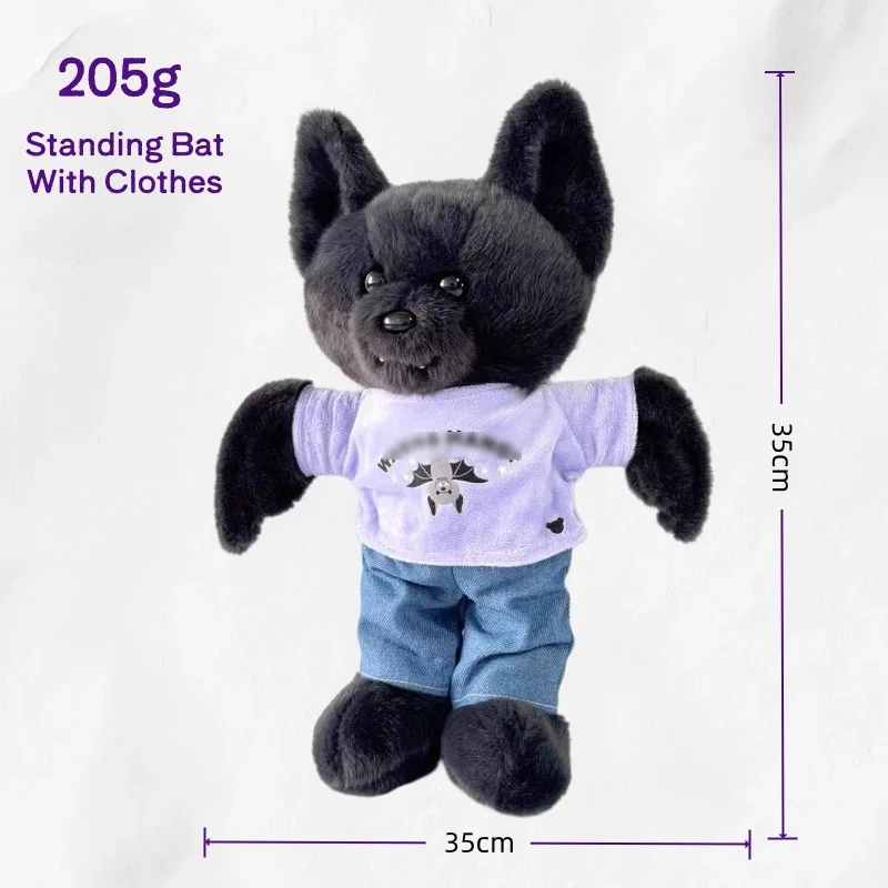 

Подарок на Хэллоуин, высококачественная плюшевая игрушка «Летучая мышь Оззи Осборн», детский декор для рабочего стола, мягкая мягкая игрушка для детей, праздничный подарок