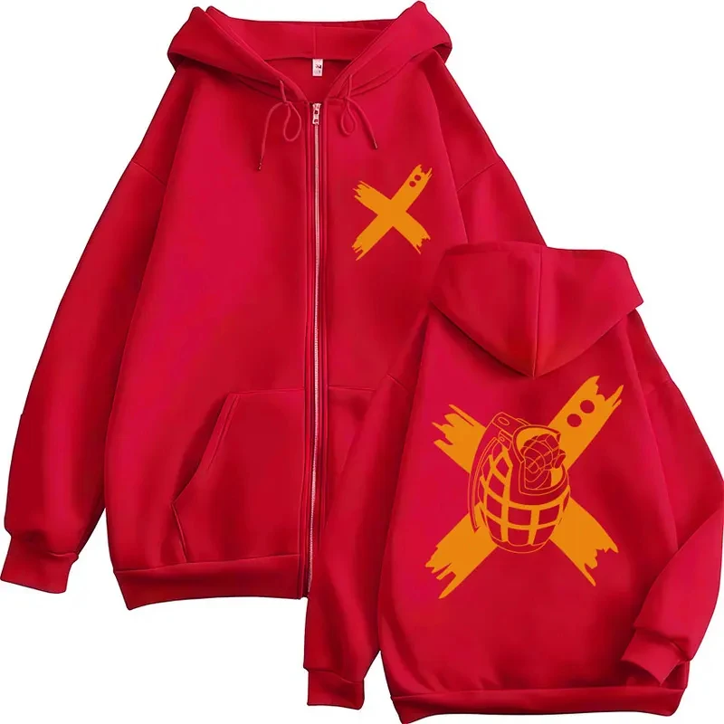 Japan Anime My Hero Academia Zip Up Hoodies Harajuku Fashion Manga Vintage Sweatshirt Men Women Fleece Oversized Tracksuit Coats - view 3