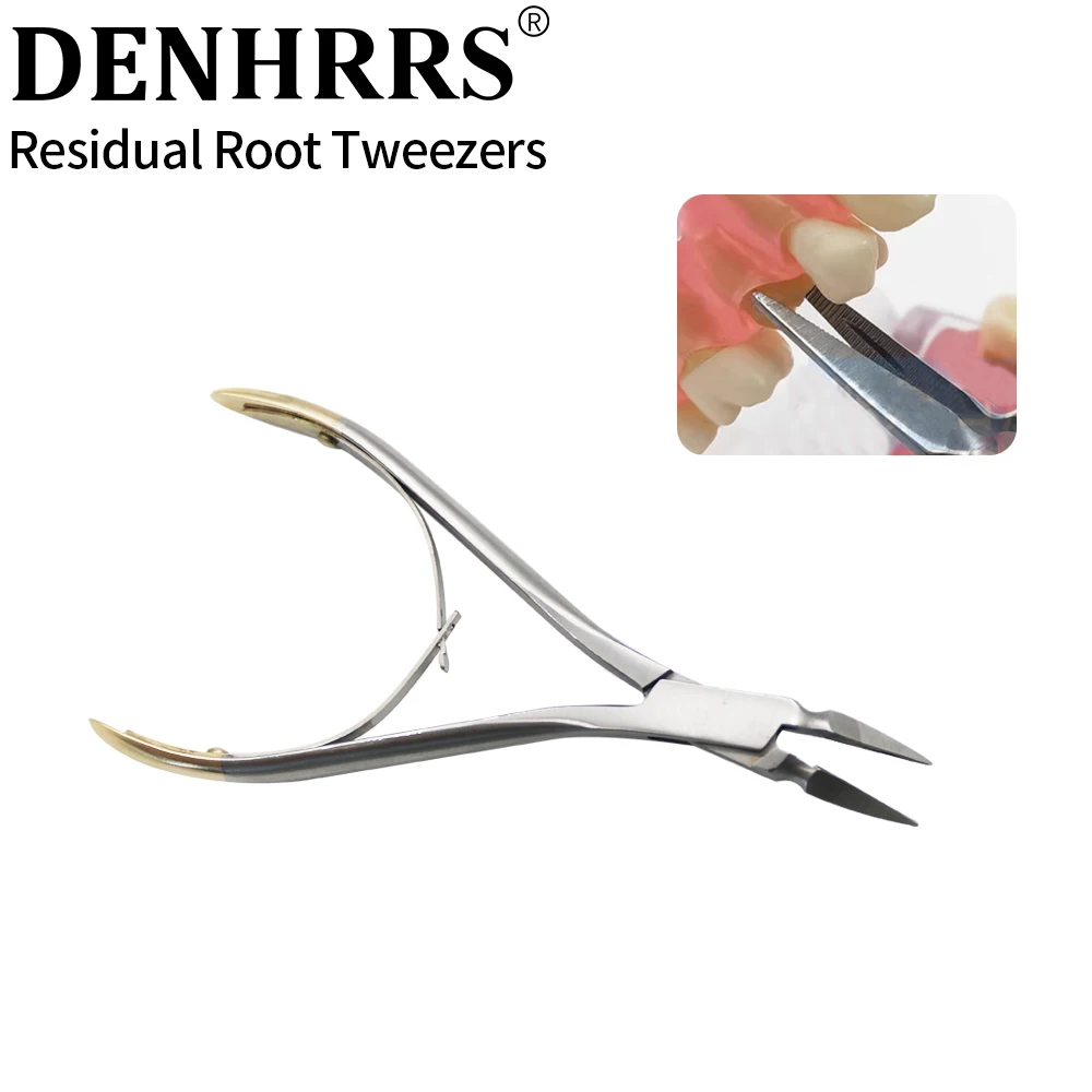 

Dental Residual Root Tweezers Forceps Tooth Extractor Plier Fragment Minimally Invasive Cutter Stainless Dentistry Instrument
