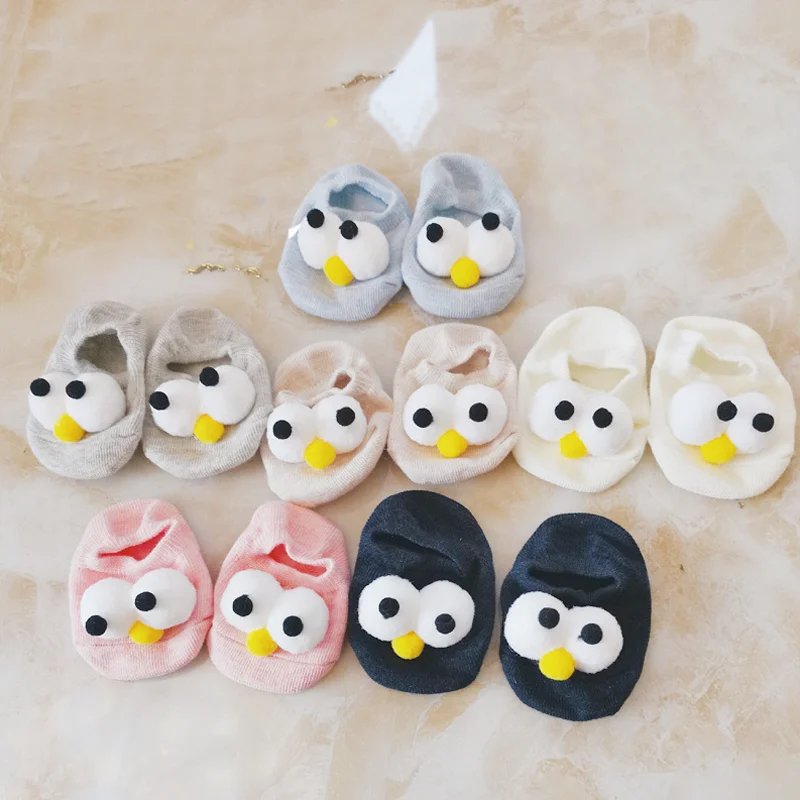 4Pair/lot new cartoon baby socks boys and girls non-slip casual children's baby socks