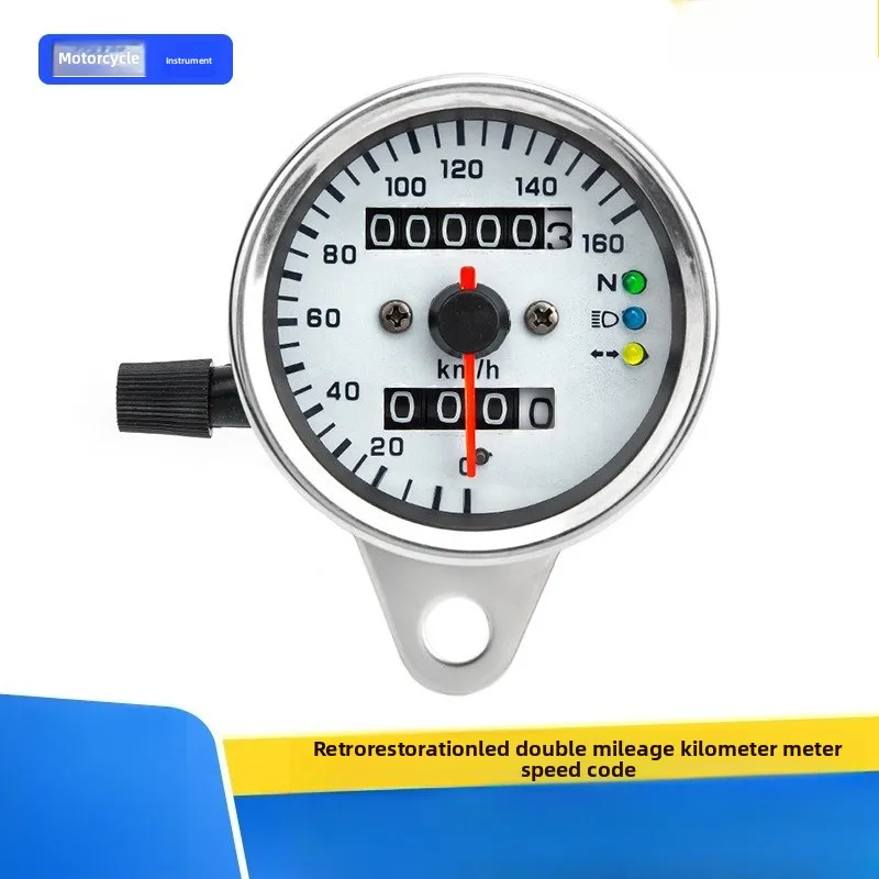 

Мотоциклетный счетчик 12 В, одометр мотоцикла, светодиодная подсветка с сигнальным светом, одометр