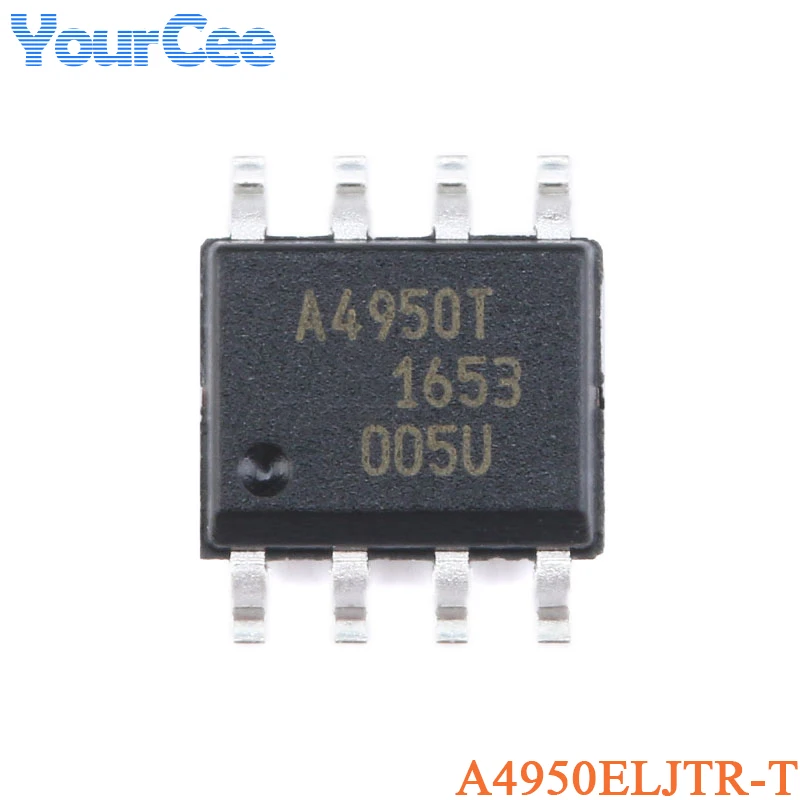 5Pcs/2Pcs A4950ELJTR-T SOIC-8 A4950ELJTR A4950 A4950T Full Bridge DMOS PWM Motor Driver Chip