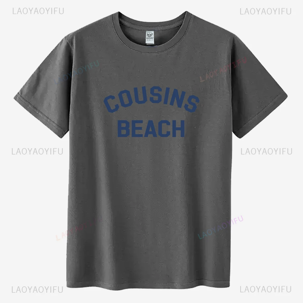 Cousins praia o verão eu virou camisetas gráficas bonitas mulheres menina o-pescoço camisa de verão presente para fãs algodão casual streetwear