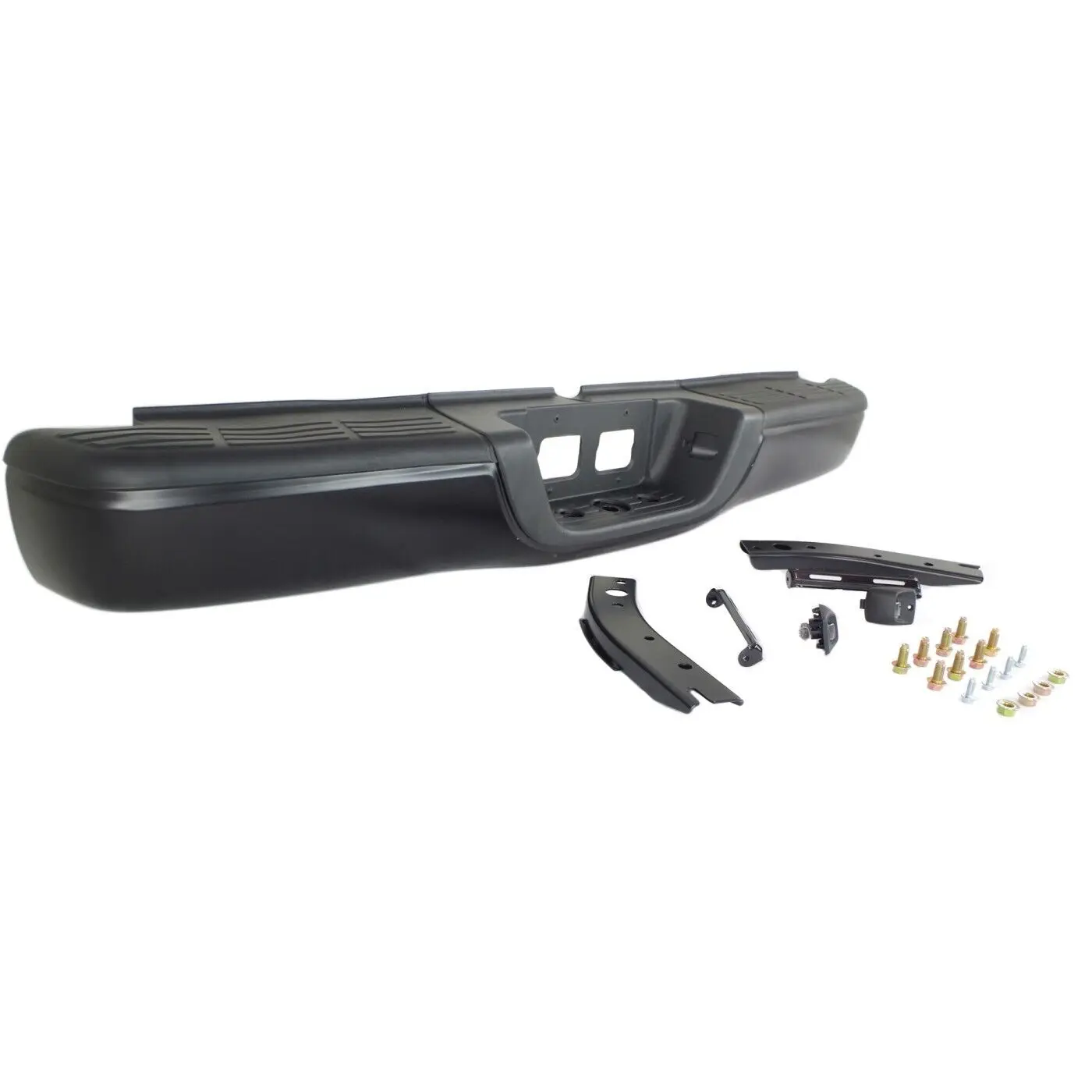 مصد الخطوة لسيارة تويوتا تندرا الخلفية المطلي بمسحوق أسود لجانب الأسطح 2000-2006 #3