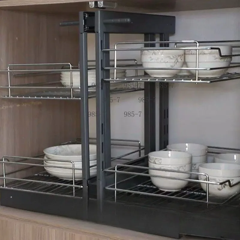 Magic Corner Storage Organizer, Pull Out Blind Corner Shelf for Kitchen Cabinet Storage