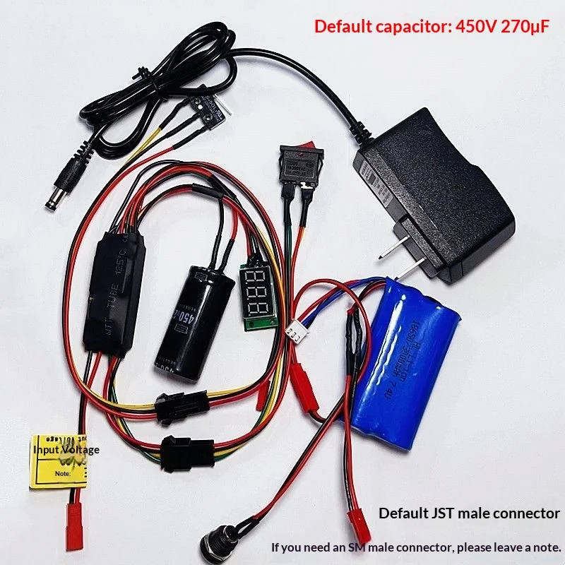 T-valve Instantaneous Valve Solenoid Gun Xenon Lamp Switch DIY7.4V Line Control Circuit 500V Solenoid Valve Controller