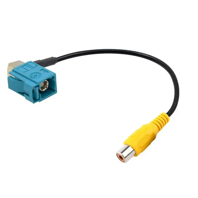 【3C Parts】 Fakra Z Female To Female Video Cable Adapter Car Reversing Rear View Camera Adapter Cables for (B)