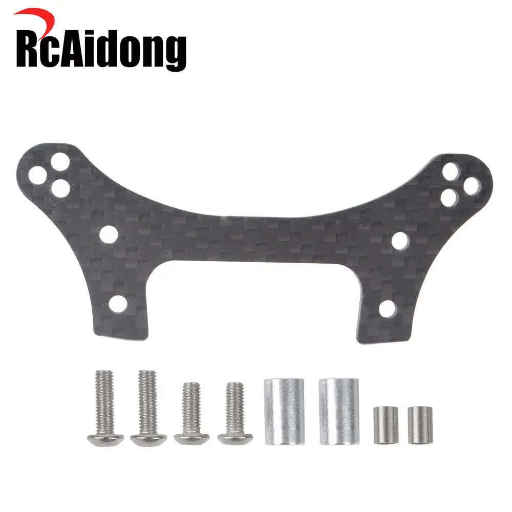 

RcAidong Front Carbon Damper Stay Shock Tower Set for Tamiya DT03 54562 Buggy Upgrades