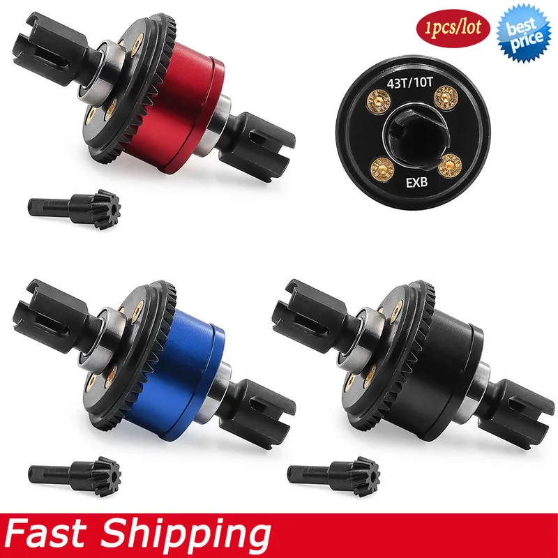 Metal Differential Gear 43T/10T for ARRMA 1/7 Big Rock ARA310990 1/8 Kraton 4WD 6S 8S EXB Typhon Mojave Upgrade Parts
