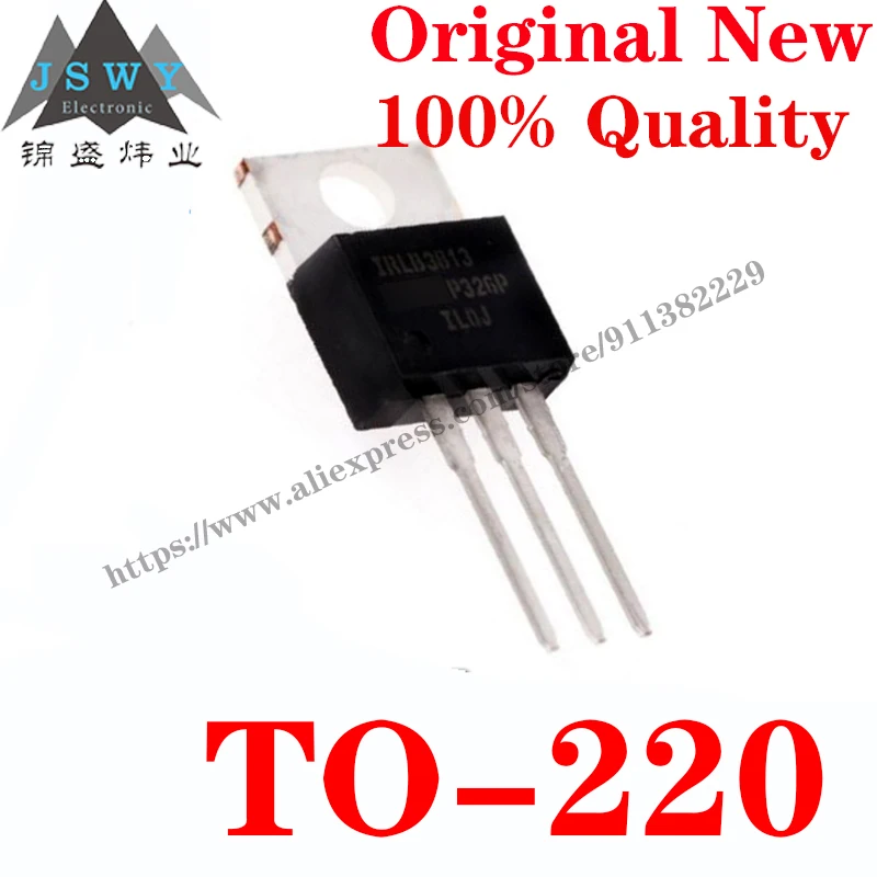 10~100 PCS IRLB3813PBF TO-220 Discrete Semiconductor Transistor MOSFET IC Chip With the for module arduino Free Shiping IRLB3813