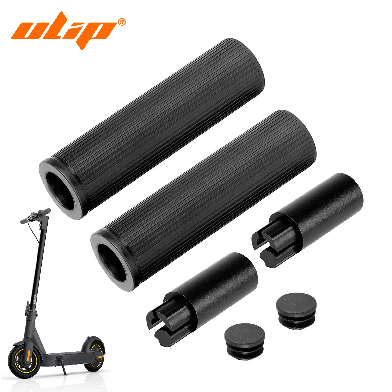 

Ulip Scooter Extender Handlebar Grip Kit Anti-Slip Handle Extension Sleeve Rubber Handle Cover For Segway Ninebot Max G30 Series