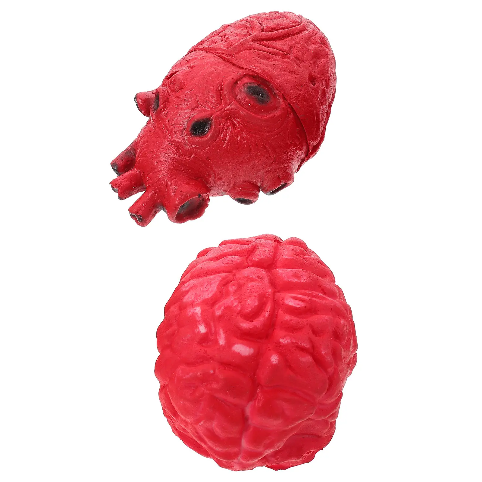 

2Pcs Simulation Human Organ Decor Halloween Prop Lifelike Scary Ornament for Haunted House Decoration