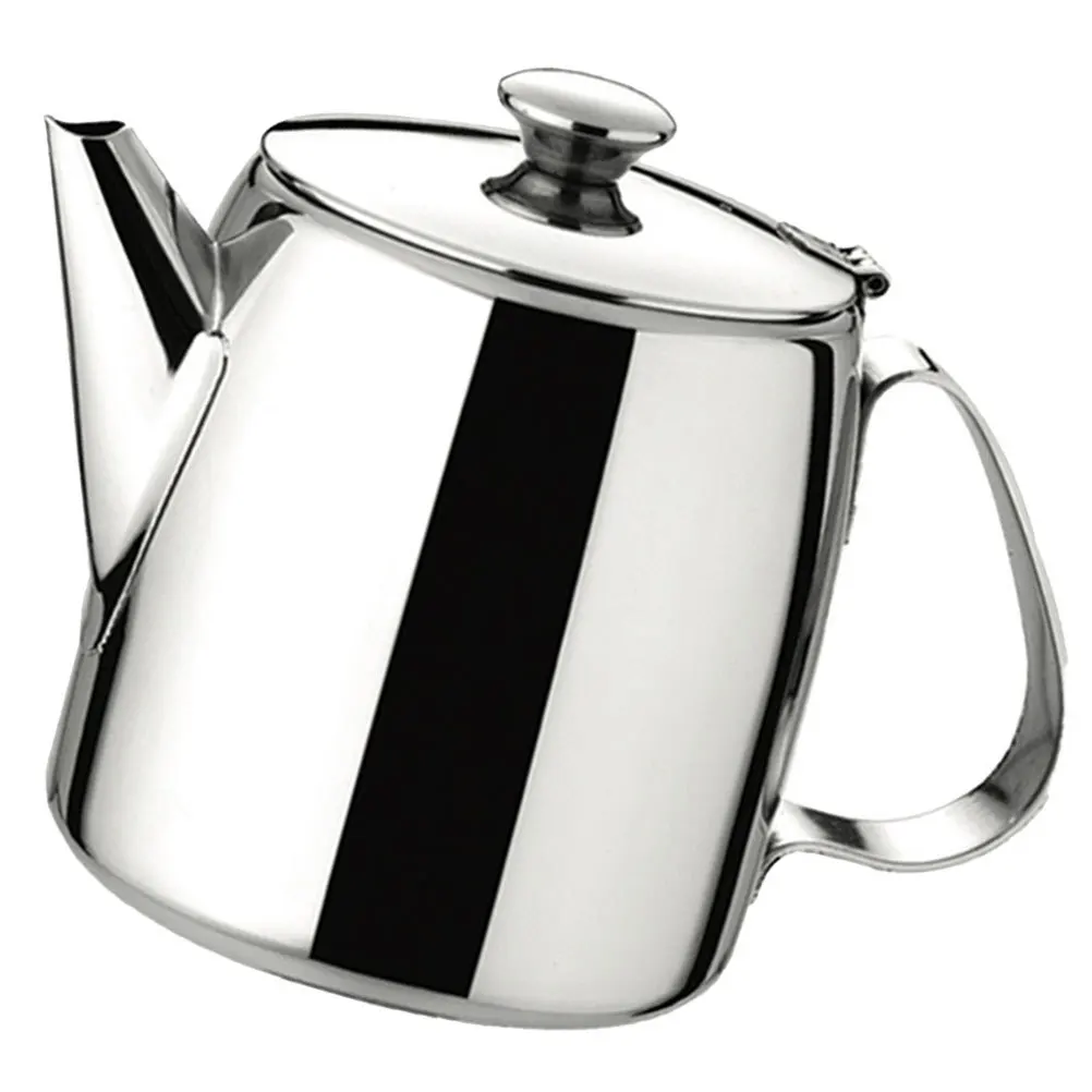 

Large Capacity Coffee Pot Stainless Steel Modern Teapot For Home Office Kitchen Use Watertight Rustproof Tea Kettle With
