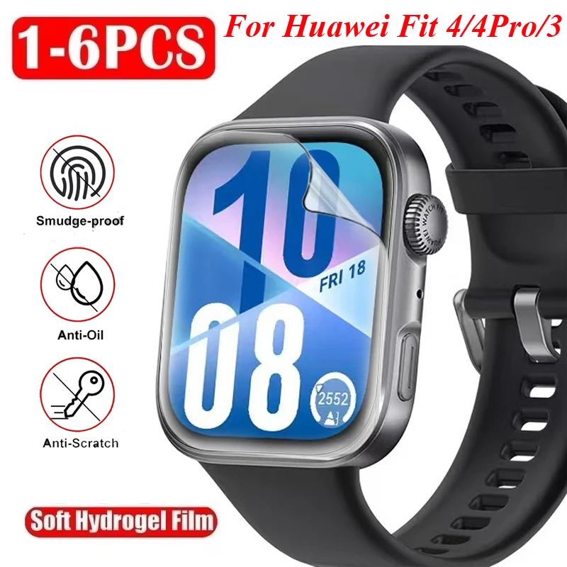 1-6pcs Hydrogel Protective Film For Huawei Watch Fit 4 4Pro 