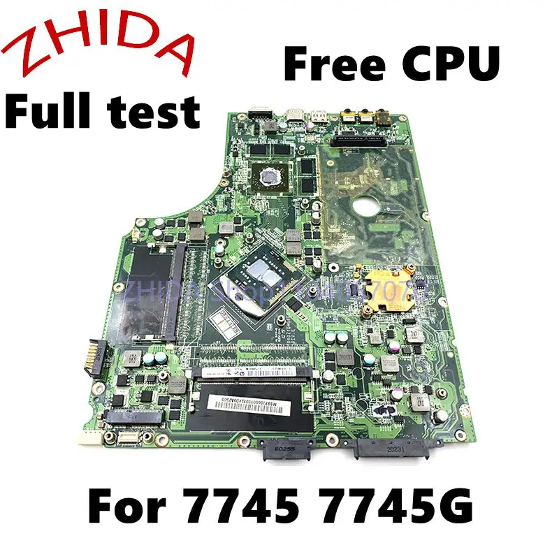 Imagem -01 - Placa-mãe Portátil para Acer Aspire 7745 7745g Ddr3 Hd5650 Slot de Memória Da0zybmb8e0 Mbpun06001 Mbbpj06001 Mbpup06001 placa mae portatil para acer aspire 7745 7745g ddr3 hd5650 slot de memoria da0zybmb8e0 mbpun06001 mbbpj06001 mbpup06001 01