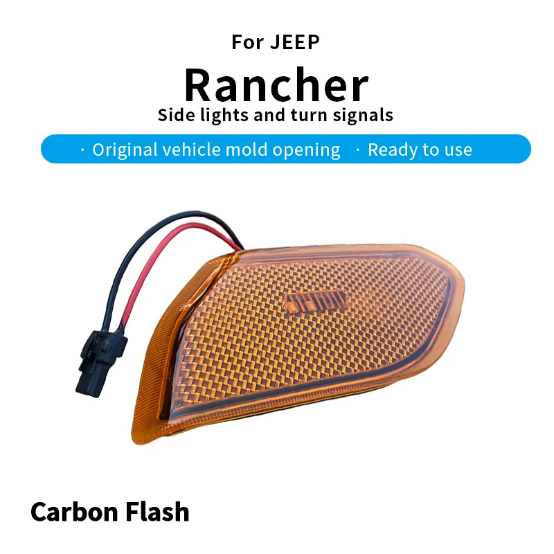 Direct-Fit Fender Turn Signal Light for Jeep – Side Marker Lamp, Compatible with OEM Socket