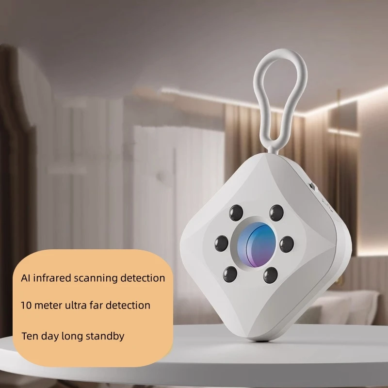 Hidden Camera Detector Pinhole Infrared Lens Detection Gadget Mini Spy Camera Finder Anti-Peeping Security Protector GPS Locator