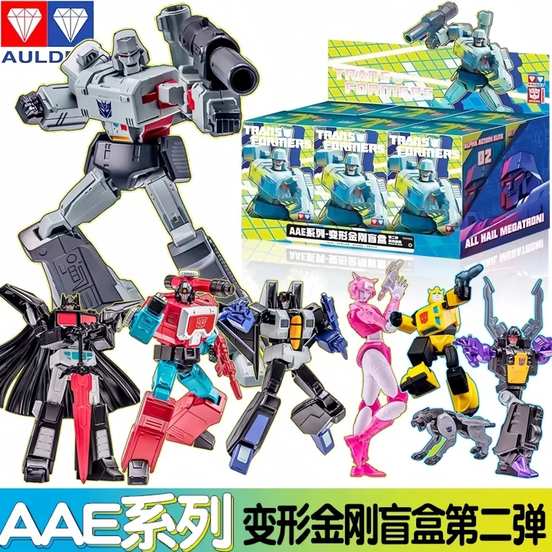

Hot Auldey Transformation Aae Wave 2 Blind Box Shrapnel Nemesis Prime Skywarp Perceptor Elita-1 Ravage Model Birthday Gift Toy