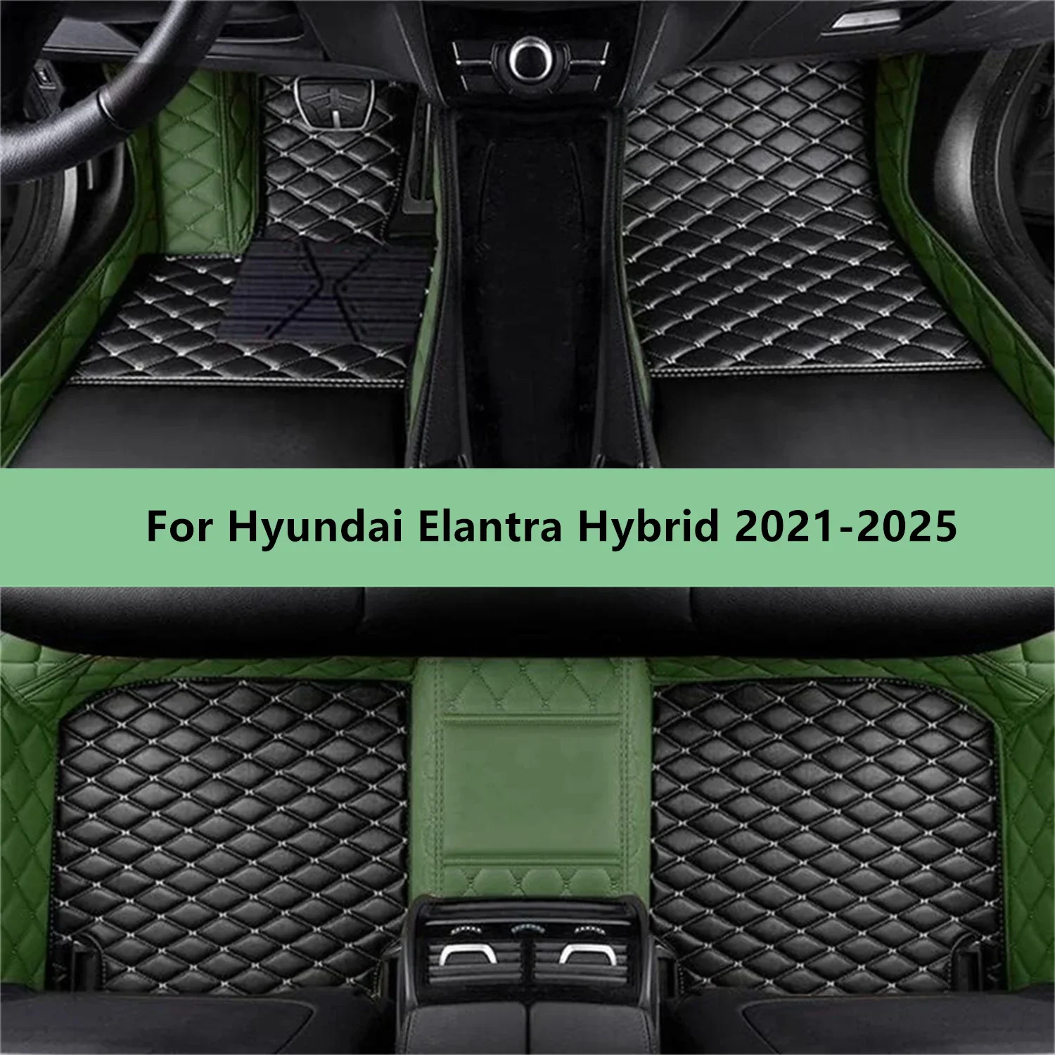 

Car Floor Mats For Hyundai Elantra Hybrid 2021-2025 Floor Mats For Men Women Car Interior Accessories
