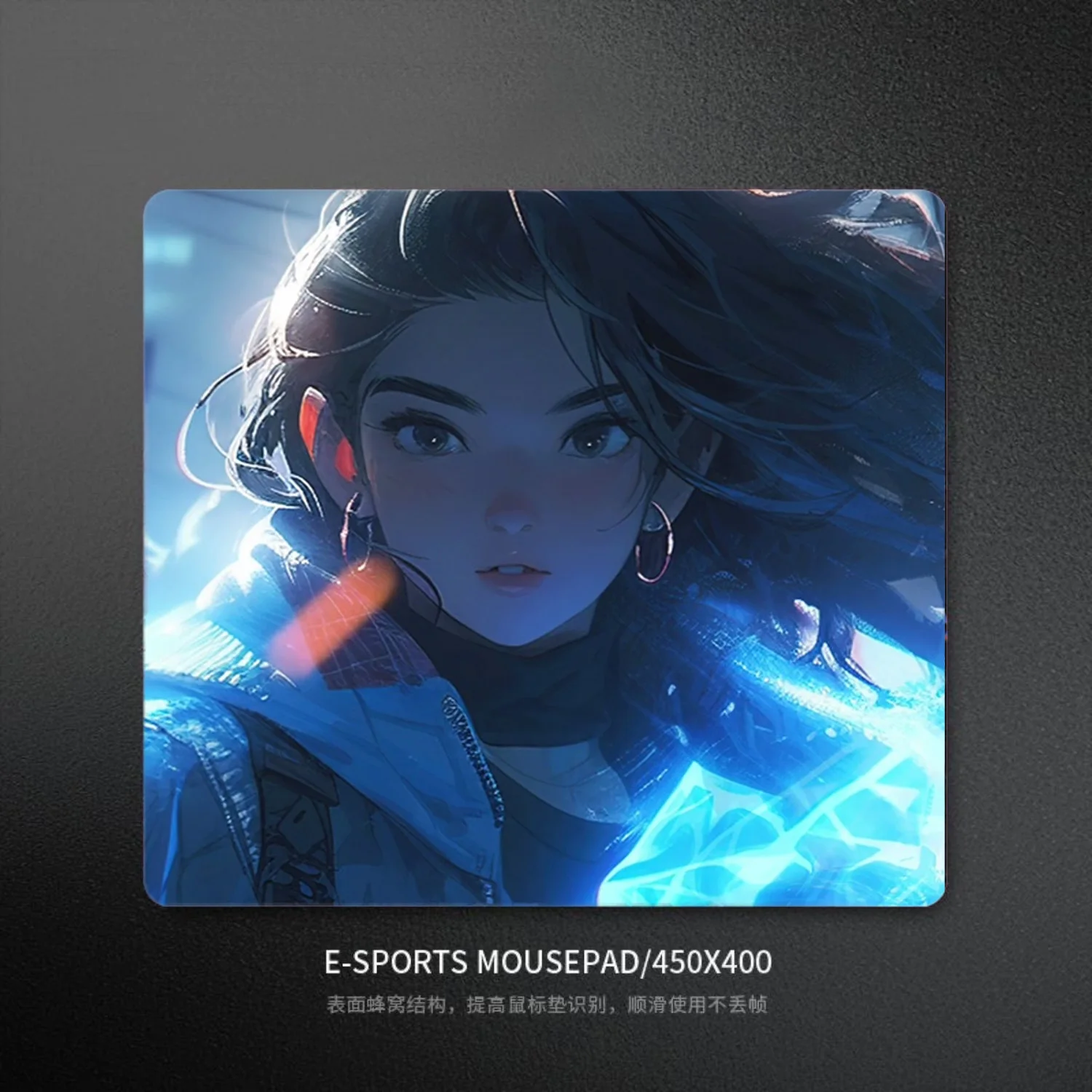 Cool Girl Glass Mousepad Sora Game Mouse Pad Customized Pattern Tempered Smooth Gaming Desk Mat Fps Esports Office Gaming