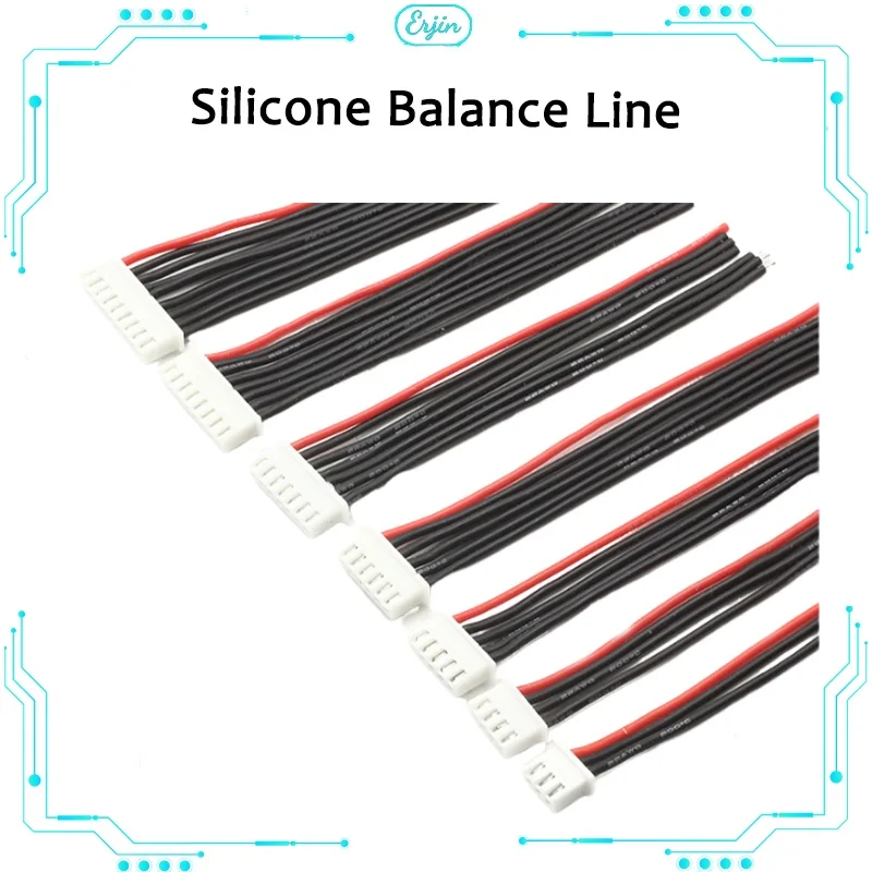 10pcs15cm 20cm 30cm Balance Wire 1s 2s 3s 4s 5s 6s 7s 8s Specification 22awg Silicone Wire Balance Wire Aircraft Accessories