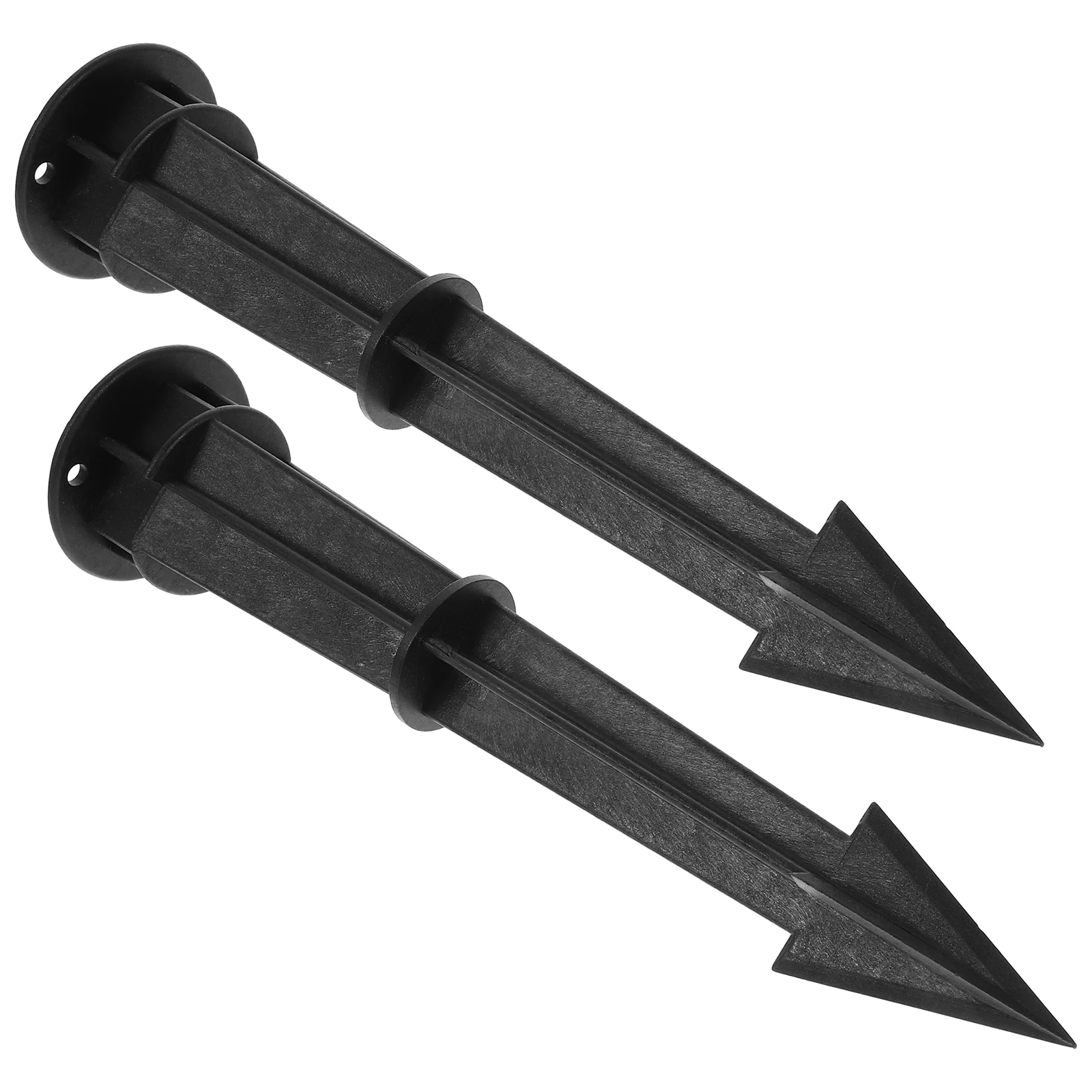 

2pcs Luminous Plastic Ground Stakes for LED Lights Replacement Path Light Stakes Landscape Yard Decor Outdoor Solar