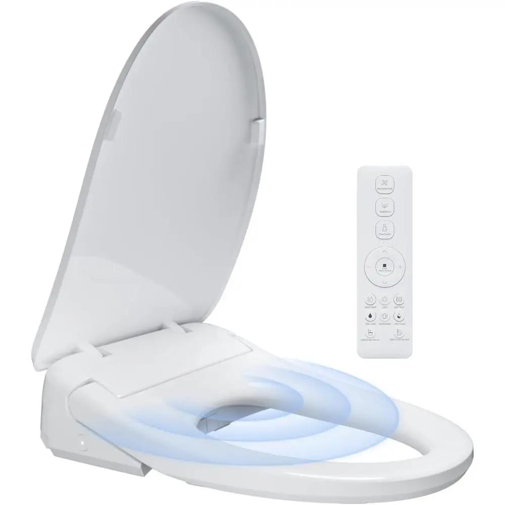 자동 개폐 비데 변좌, 연속 온수, 시트 히팅, 야간 조명, 온풍 건조기, 고급 비데